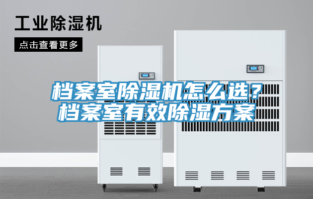 檔案室除濕機怎么選？檔案室有效除濕方案