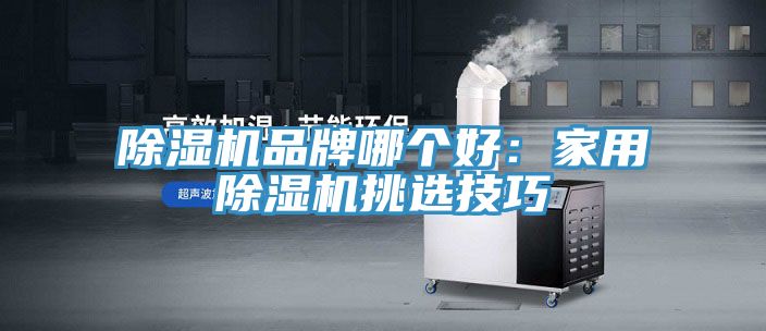 除濕機品牌哪個好:家用除濕機挑選技巧